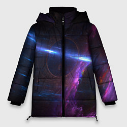 Женская зимняя куртка Принт Deep космос
