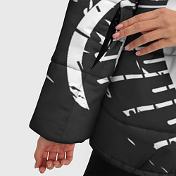 Куртка зимняя женская NFS Unbound следы резины, цвет: 3D-черный — фото 2
