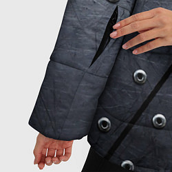 Куртка зимняя женская Стальные пластины, цвет: 3D-черный — фото 2