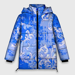 Женская зимняя куртка Растительный орнамент - паттерн