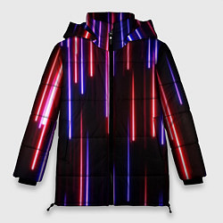 Куртка зимняя женская Метеоритный дождь, цвет: 3D-черный