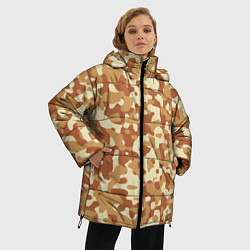 Куртка зимняя женская Камуфляж Italian Desert, цвет: 3D-светло-серый — фото 2