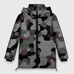 Куртка зимняя женская Камуфляж Urban Night, цвет: 3D-светло-серый