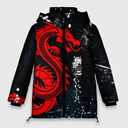 Куртка зимняя женская Tokyo Revengers, цвет: 3D-черный