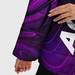 Куртка зимняя женская AC DC violet plasma, цвет: 3D-черный — фото 2