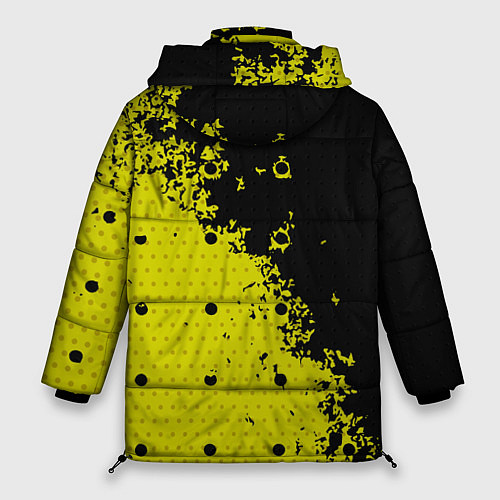 Женская зимняя куртка Black & Yellow / 3D-Красный – фото 2