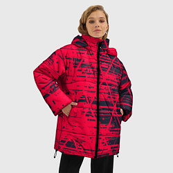 Куртка зимняя женская Black & Red, цвет: 3D-черный — фото 2