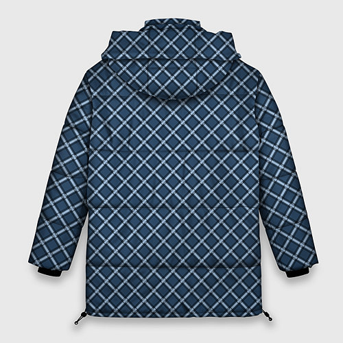 Женская зимняя куртка Модный клетчатый узор серый / 3D-Красный – фото 2