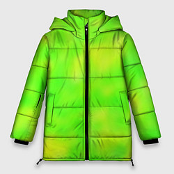 Куртка зимняя женская Цвет сочное яблоко, цвет: 3D-черный