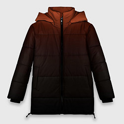 Женская зимняя куртка Благородный коричневый градиент