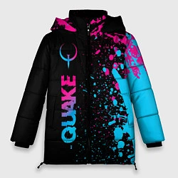 Куртка зимняя женская Quake - neon gradient: по-вертикали, цвет: 3D-черный