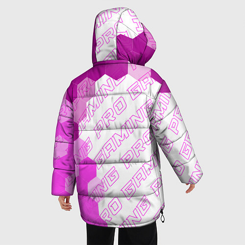 Женская зимняя куртка No Mans Sky pro gaming: по-вертикали / 3D-Черный – фото 4