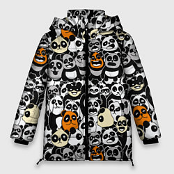 Женская зимняя куртка Злобные панды