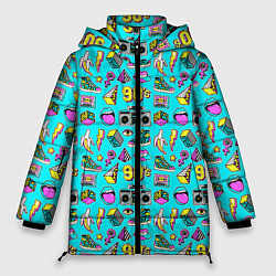 Куртка зимняя женская Nostalgia for 90, цвет: 3D-светло-серый