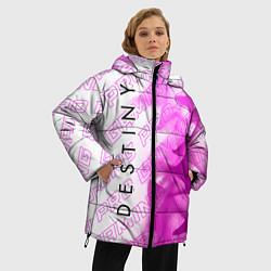 Куртка зимняя женская Destiny pro gaming: по вертикали, цвет: 3D-черный — фото 2