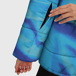 Куртка зимняя женская Мятая ткань - fashion - wave, цвет: 3D-светло-серый — фото 2