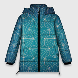 Женская зимняя куртка Геометрические фигуры - паттерн