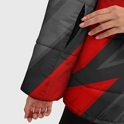 Куртка зимняя женская BMW sports racing, цвет: 3D-черный — фото 2