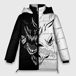 Куртка зимняя женская Drain Face ZXC, цвет: 3D-светло-серый