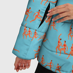 Куртка зимняя женская Женский марафон, цвет: 3D-черный — фото 2