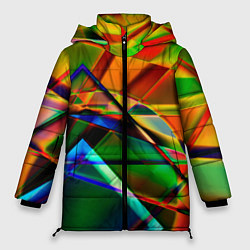 Женская зимняя куртка Разноцветное стекло