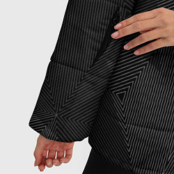Куртка зимняя женская Черный матовый, цвет: 3D-черный — фото 2