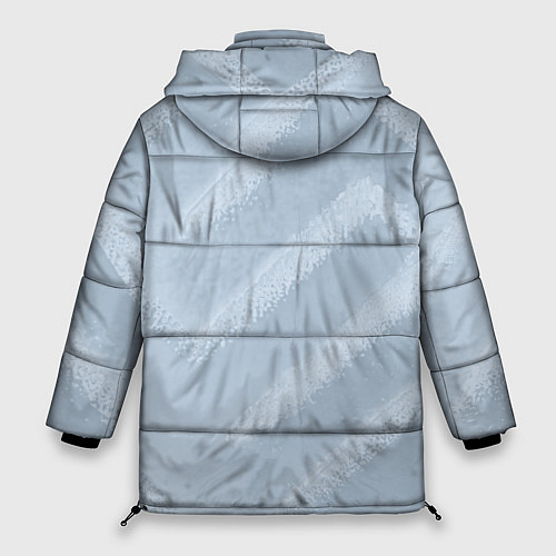 Женская зимняя куртка Снежный узор / 3D-Красный – фото 2