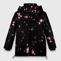 Женская зимняя куртка Неоновые липестки сакуры