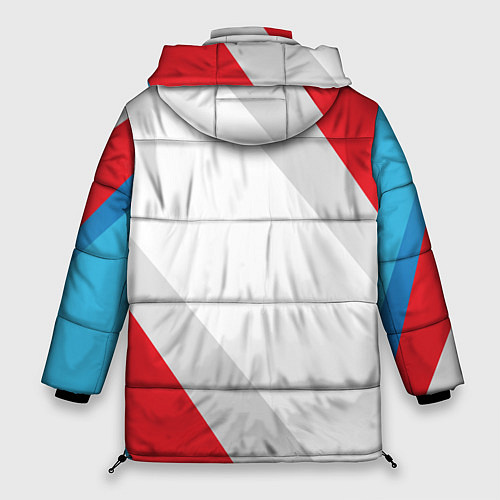Женская зимняя куртка Bmw - логотип 1970 / 3D-Красный – фото 2