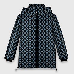 Куртка зимняя женская Бирюзовый паттерн, цвет: 3D-светло-серый