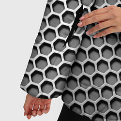 Куртка зимняя женская Металлическая кольчуга, цвет: 3D-черный — фото 2