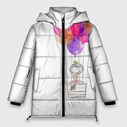 Куртка зимняя женская Улётная принцесса, цвет: 3D-светло-серый