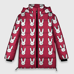 Женская зимняя куртка Bunny Pattern red