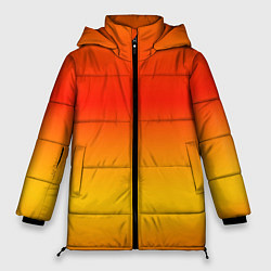 Женская зимняя куртка Переливы оранжевого