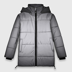 Куртка зимняя женская Серебристый градиент, цвет: 3D-черный