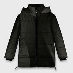 Женская зимняя куртка Чёрные геометрические металлические листы
