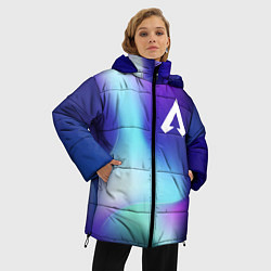 Куртка зимняя женская Apex Legends northern cold, цвет: 3D-черный — фото 2