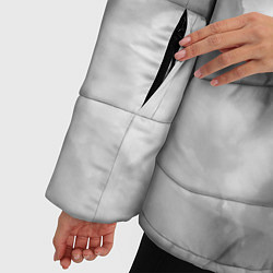 Куртка зимняя женская Пористые облака, цвет: 3D-светло-серый — фото 2