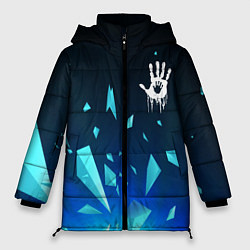 Куртка зимняя женская Death Stranding взрыв частиц, цвет: 3D-черный