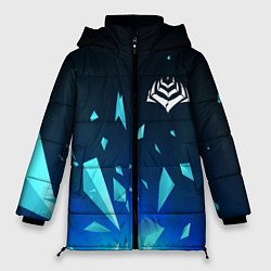 Куртка зимняя женская Warframe взрыв частиц, цвет: 3D-черный