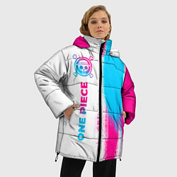 Куртка зимняя женская One Piece neon gradient style: по-вертикали, цвет: 3D-черный — фото 2