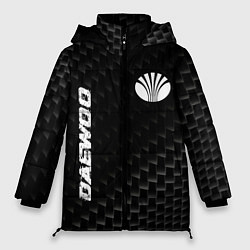 Женская зимняя куртка Daewoo карбоновый фон