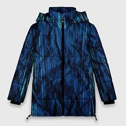 Куртка зимняя женская Смешение красок, цвет: 3D-черный