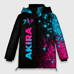 Женская зимняя куртка Akira - neon gradient: по-вертикали