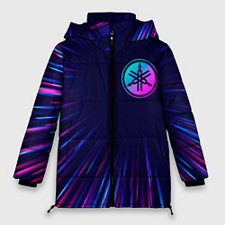 Женская зимняя куртка Yamaha neon speed lines