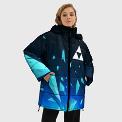 Куртка зимняя женская Zelda взрыв частиц, цвет: 3D-черный — фото 2