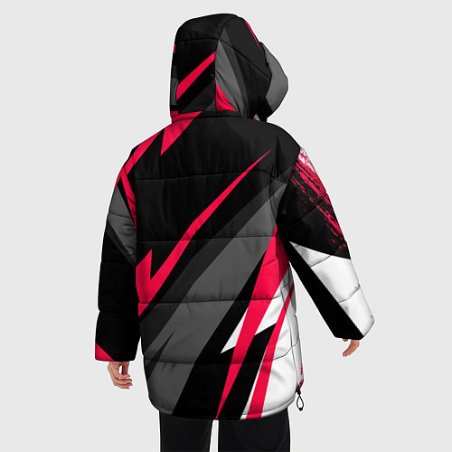 Женская зимняя куртка Suzuki fast lines / 3D-Черный – фото 4