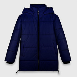 Женская зимняя куртка Градиент глубокий синий
