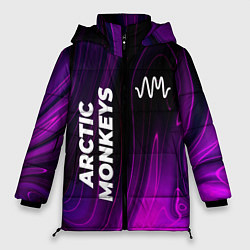 Женская зимняя куртка Arctic Monkeys violet plasma