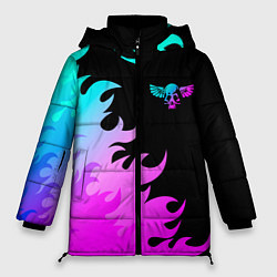 Куртка зимняя женская Nazareth неоновый огонь, цвет: 3D-черный